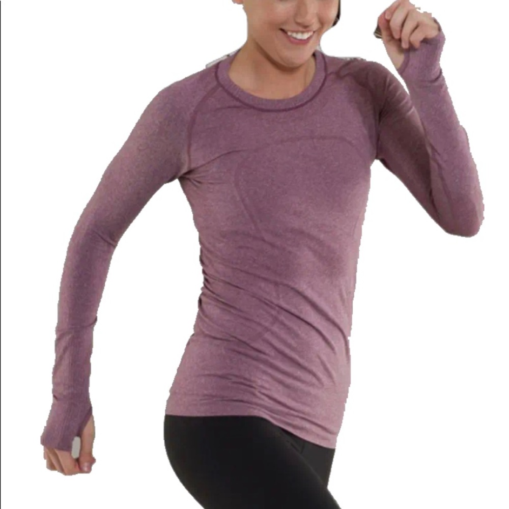 Lululemon Mauve Swiftly Tech Long Sleeve